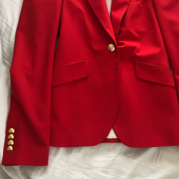 SOLD - NWOT Zara Red Blazer/Kate Middleton - Picture 4 of 8